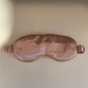 Silky pink eye mask